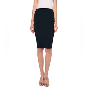NWT Norma Kamali Classic Black Pencil Skirt